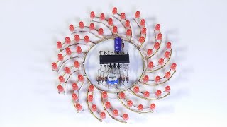 NEW FR LED Chaser Light Circuit Project 2023