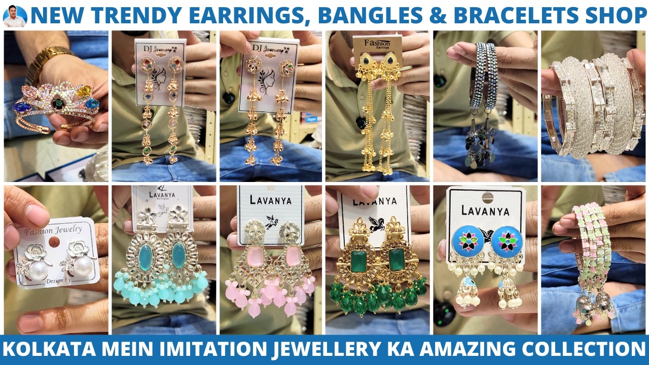 Resellers ke liye Best Jewellery Wholesale Shop in Kolkata | Trendy Earrings, Bangles & Bracelet