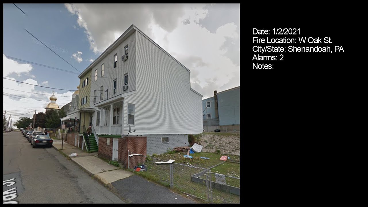 Шенандоа 2-Alarm Fire Audio [Пенсильвания]