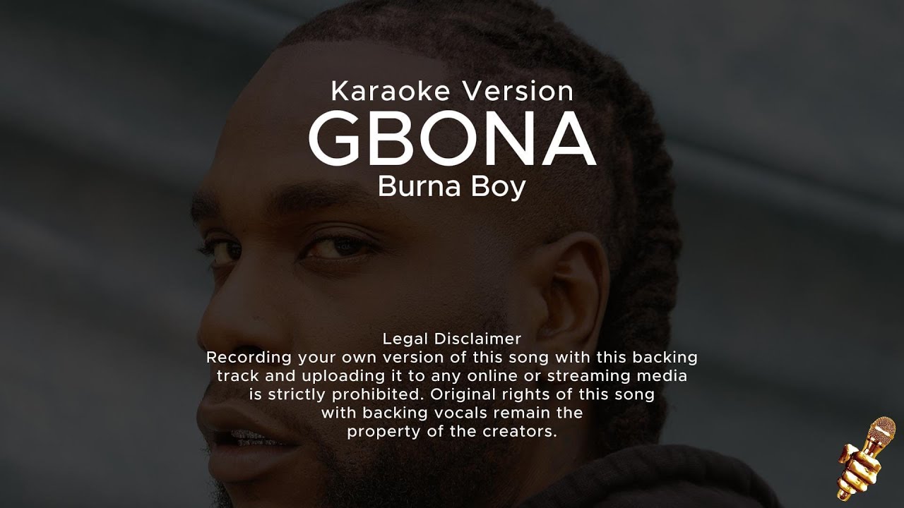 Burna Boy - Gbona [Karaoke Version]