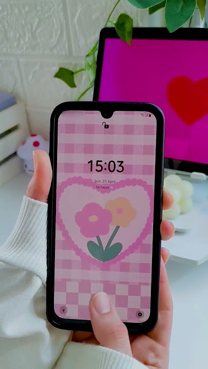 make your android homescreen aesthetic ♡ cute pink flower theme ♡