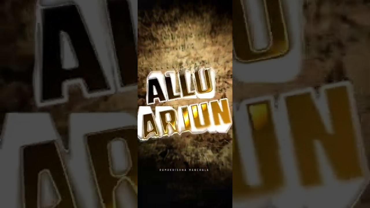 Allu Arjun Birthday whatsapp status video||Jaanu