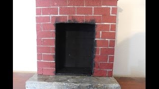 Doll Size Fireplace pt 4