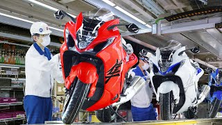 Inside Japanese Factory Building Powerful Hayabusa Bikes by Hand  Production Line
