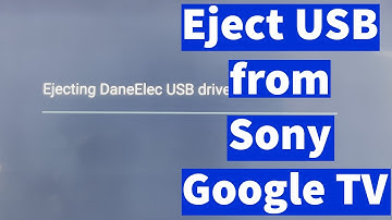 How to Eject USB from Sony Google TV | Safely Eject USB Pen Drive or Hard Drive from Google TV