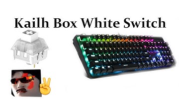 Kailh Box White Switches- Tecware Phantom Elite Keyboard