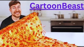 Mr.Beast ate world's largest pizza slice