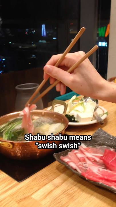 How to eat Shabu Shabu hot pot