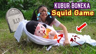 SERAM KUBUR BONEKA SQUID GAME RAKSASA MENINGGAL! GARA2 MAIN SEPATU RODA! Takuttt