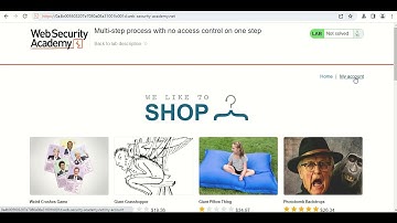 Multi step process with no access control on one step