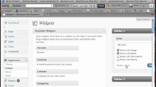Wordpress for Students: Widgets