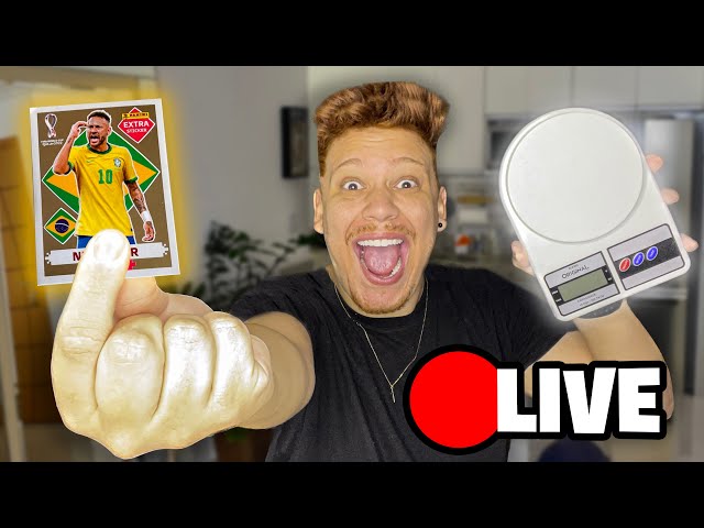 O PRIMEIRO A ACHAR A FIGURINHA DO NEYMAR LEGEND GOLD VENCE! - R$10.000,00!  (COPA 2022) 