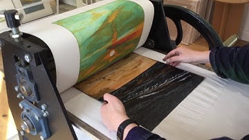 Stay With Me Forever - collagraph print by Sarah Ross-Thompson