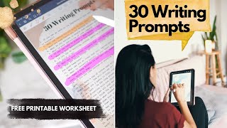 30 JOURNALING Writing PROMPTS &amp; IDEAS 2020 | ANN LE