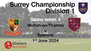 Highlights WOTCC v Spencer Surrey Championship Week 1 06 24