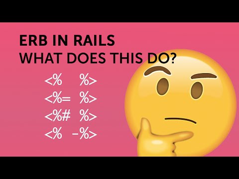 Let's Code - Commonly used ERB tags in Ruby on Rails applications