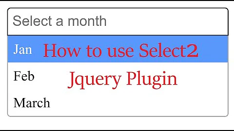 How to use use Select2 JQuery plugin