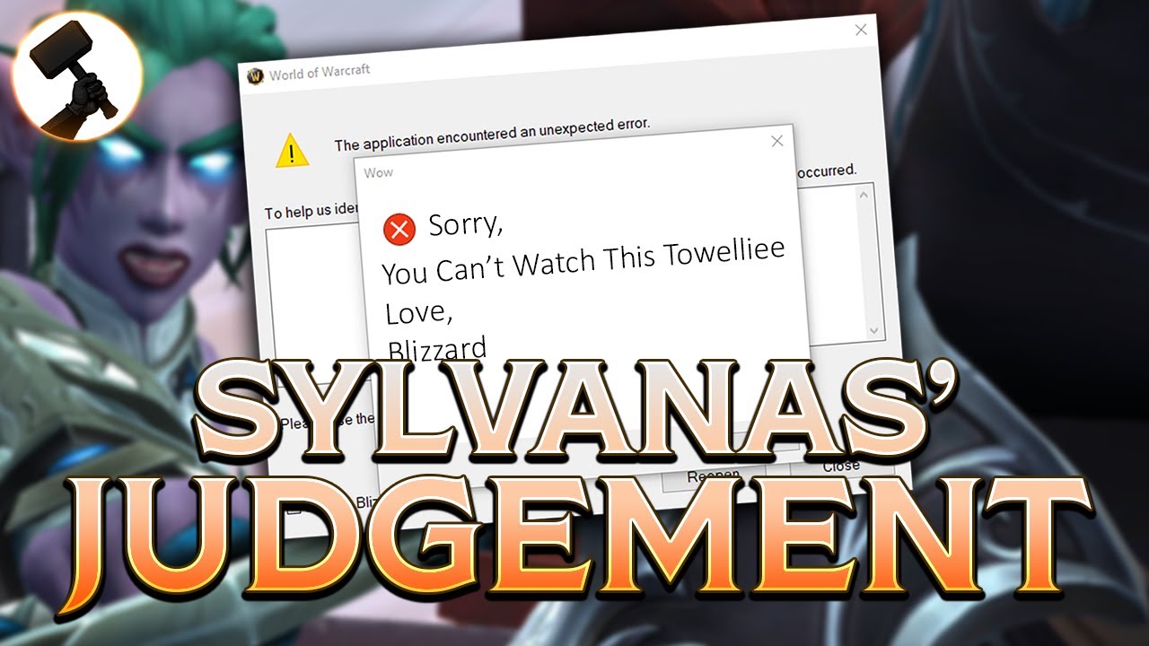 Towelliee Reacts to Sylvanas's Judgement 9.2 Custscene (GONE WRONG)