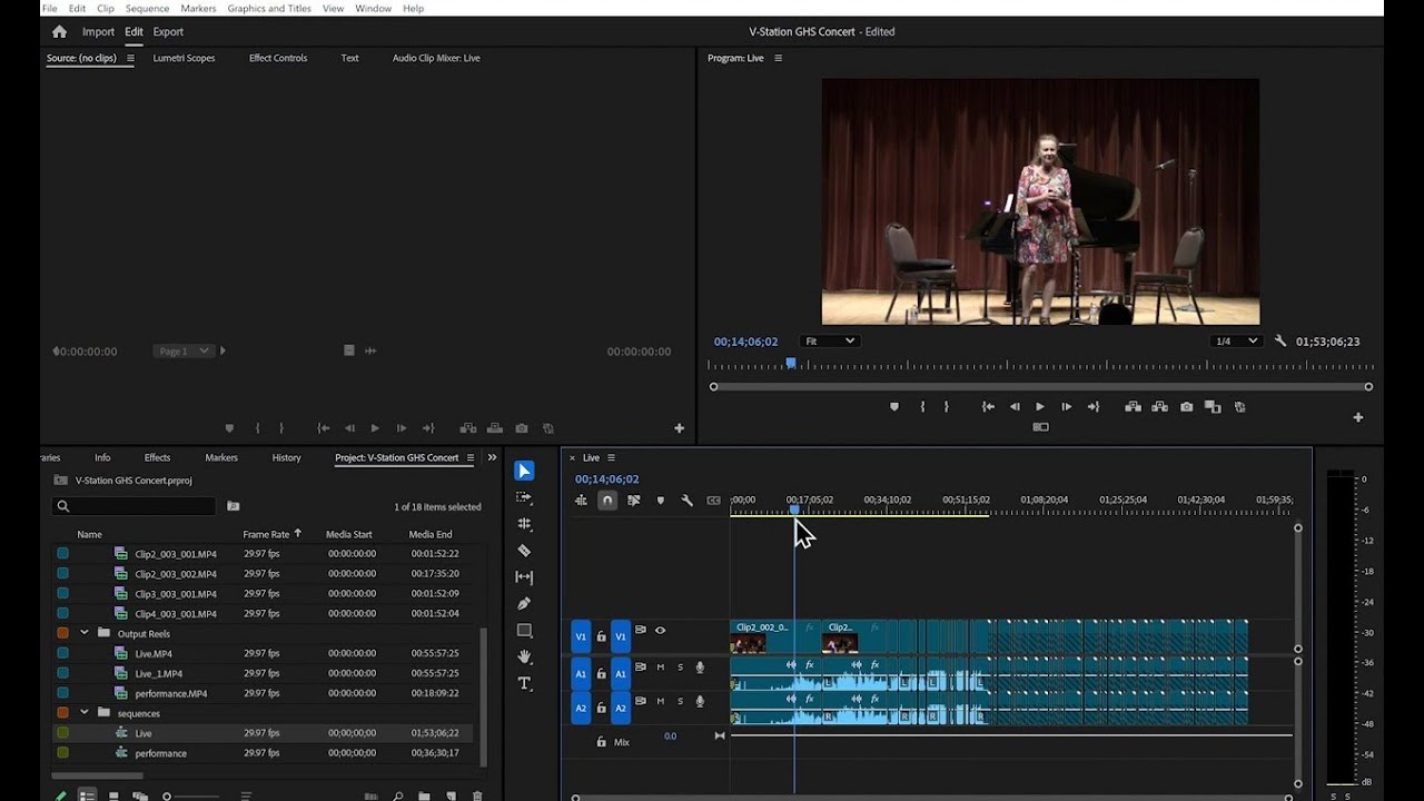 Multicam Project V Station HD Tutorial: Migrating a Multicam Project to Premiere Pro ...