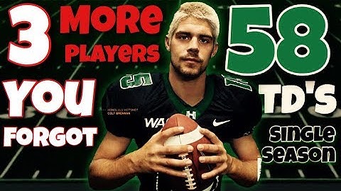 3 More College Football Stars You COMPLETELY FORGOT