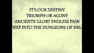 Rhapsody of fire - Triumph or Agony lyric - Rock Collections RDT