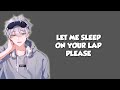 Boyfriend Falls Asleep On Your Lap - ASMR Roleplay