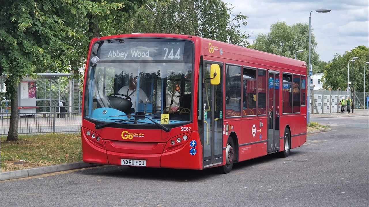 *XFE Gearbox 😕😒* Go-Ahead London SE82 YX60FCU Bus Route 244