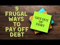 Frugal Tips to Get Out of Debt Faster⎟FRUGAL LIVING TIPS ⎟How to Pay Off Credit Card Debt