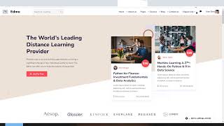 Dashboard Demo - Edmo Moodle LMS and Online Courses Theme screenshot 1