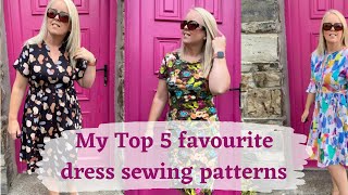 My Top 5 favourite dress sewing patterns