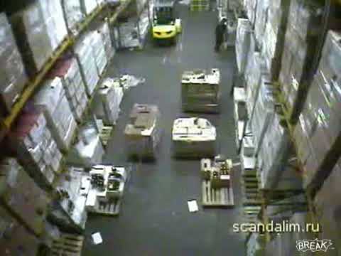 Forklift Accident Epic Fail Youtube