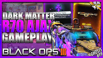BO3: NEW Dark Matter "R70 AJAX" Gameplay! (NEW LMG DLC BO3)