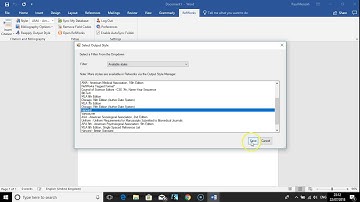 Part 2   Step by step guide on how to use RefWorks in Microsoft Word