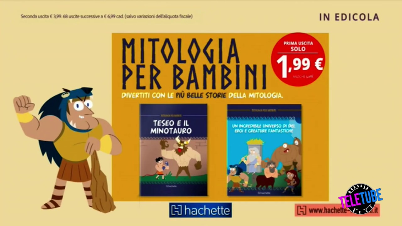 Spot Mitologia per bambini in edicola 2019 