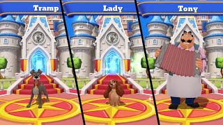Welcome Screens LADY AND THE TRAMP CHARACTERS | Disney Magic Kingdoms