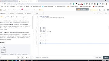 Friend Circles leetcode 547