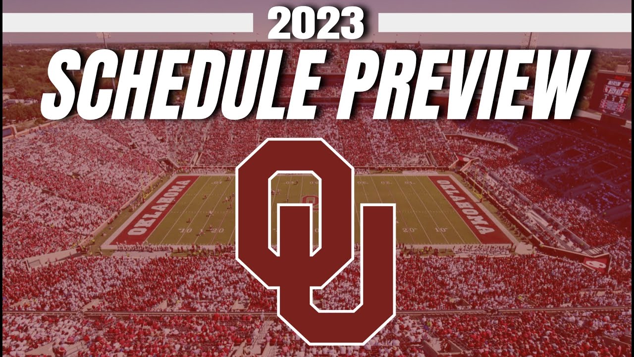 Oklahoma 2023 College Football Schedule Preview! Sooners Early