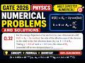 Q32. 👉 GATE 2026 Physics 🔥 Effective Mass R₀ | Energy Dispersion E(k) Numerical (Must Watch)