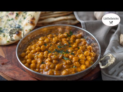 Video: Herzhaftes Kichererbsencurry, Inspiriert Von Der Indischen Küche. Schritt-für-Schritt-Rezept Mit Foto