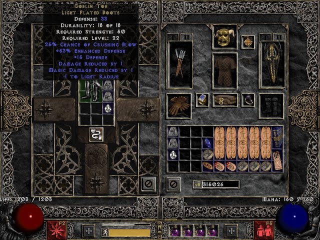 Diablo 2 Hardcore Double Upgrading Goblintoe Boots Example 16 Youtube Diablo 2 Hardcore Double Upgrading Goblintoe Boots Example 16 Youtube