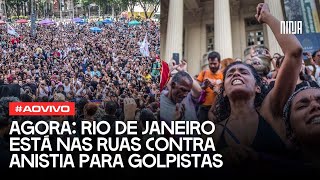 🔥AGORA: Multidão toma as ruas do Rio de Janeiro em manifestação contra a Anistia🔥