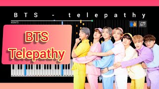 Video thumbnail of "BTS - Telepathy (PIANO)"