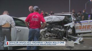 2 Texas deputies injured, prisoner killed in wrong-way crash