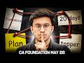 Last 20 Days Economics Topper Strategy CA Foundation May 26 ICAI CA Strategy 300+ in First attempt