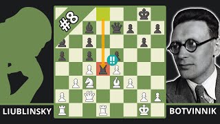 Botvinnik Invents The Positional Exchange Sacrifice?! - Best Of The 40s - Liublinsky vs. Botvinnik screenshot 3