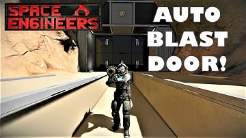 How To Create An Automated Hinged Blast Door | No Script Required