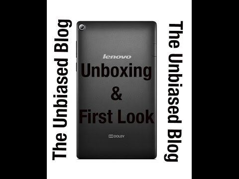 Lenovo Tab 2 A7-20 Unboxing & Quick Look