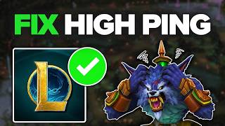 League of Legends High Ping & Lag Spikes? Fix!