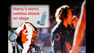 Harry Styles - Can’t breathe, inhaler doesn’t help (#harrystyles #asthma #inhaler)