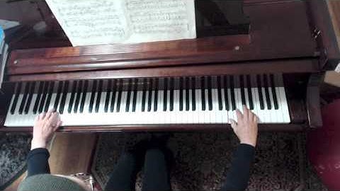 Piano Technique: Playing an F# minor scale in Contrary motion (Natural form)